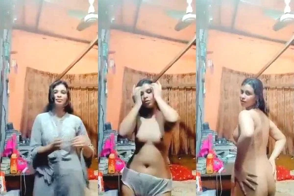 Desi Cute Girl Striping and Dancing Watch