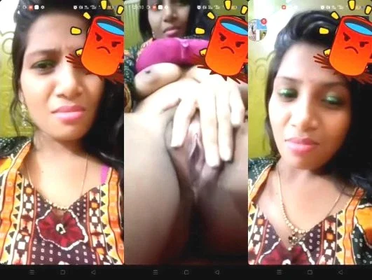 Horny Desi Girl Shows Boobs and Pussy On VC