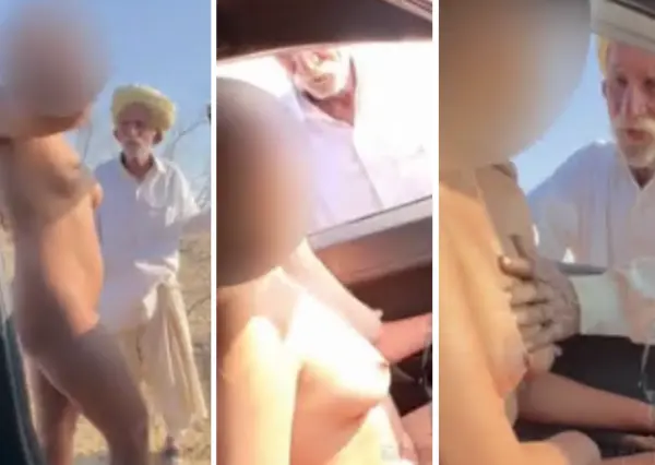 Jaisalmer Rajasthan Naked Girl With Old Man