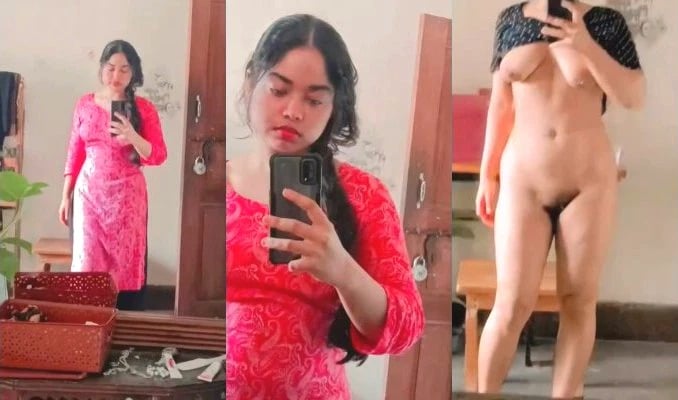 Horny Desi Girl Record her Nude Selfie Watch
