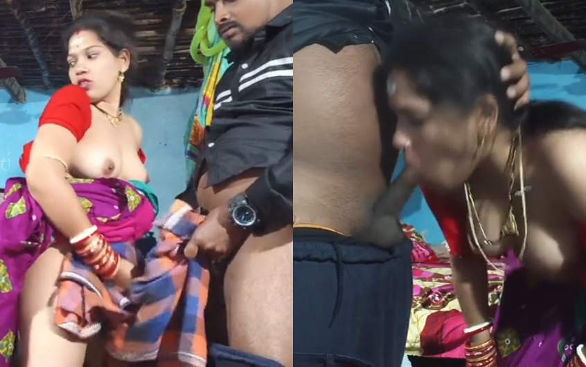 Village Bhabhi Viral Dick Sucking and Sex MMS Watch