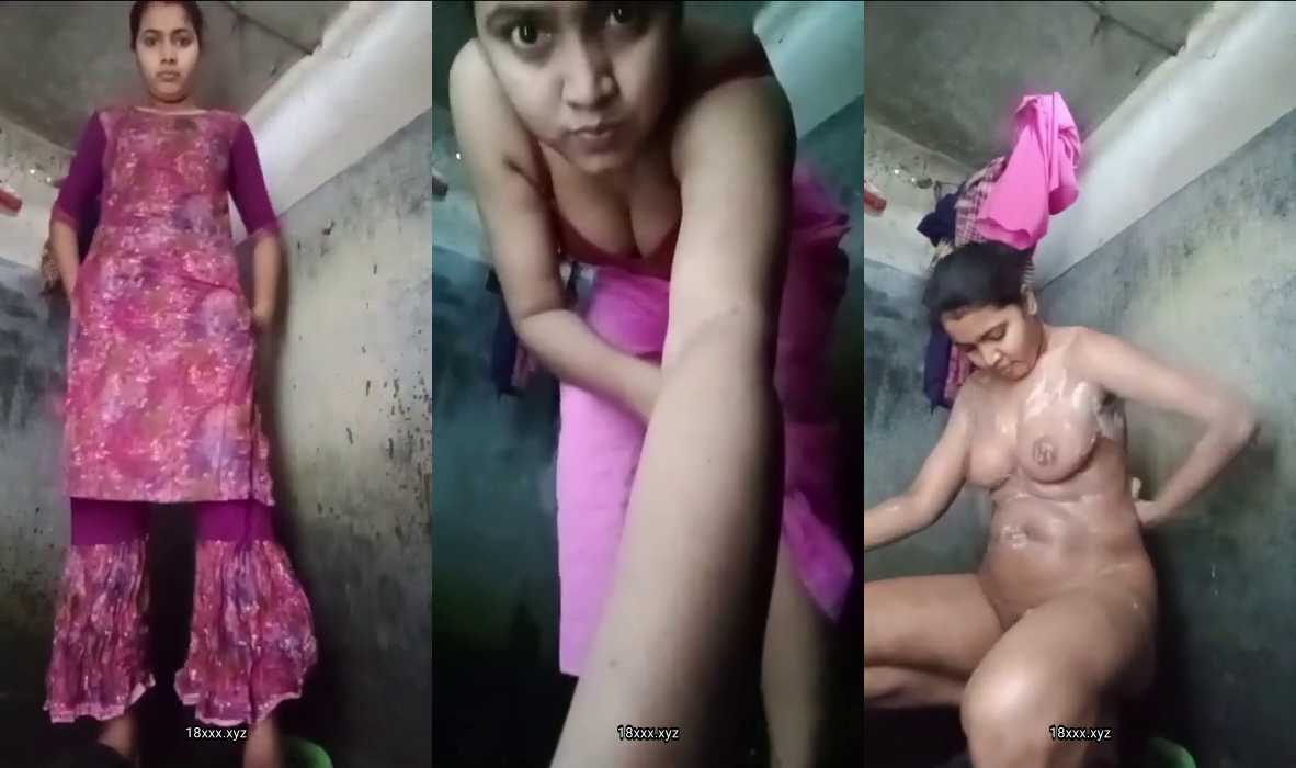 Viral Village Beautiful Girl Nude Bathing Watch