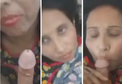The boy made Najma Aunty suck his penis Watch