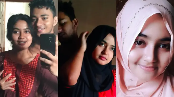 Bangladeshi Beautiful Young Hijabi GF Stripping On VC Watch