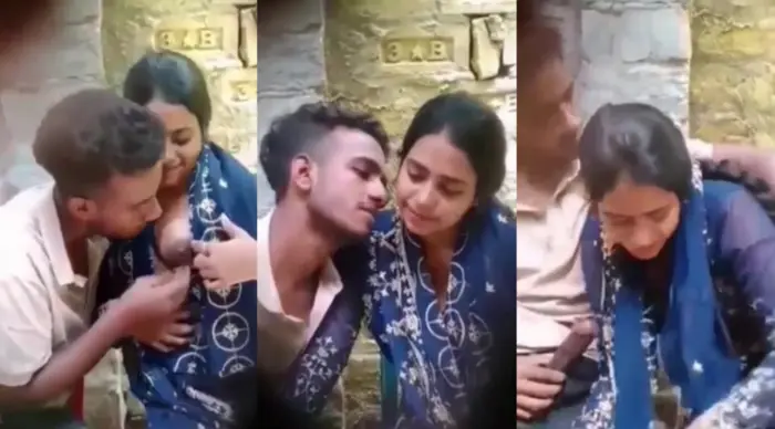 Cute Lovers Outdoor Boob Sucking & Giving Blowjob Watch